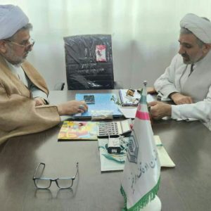 دیدار رئیس بنیاد خیران و واقفان دانشگاه علوم و معارف قرآن کریم با معاون فرهنگی و اجتماعی اداره کل اوقاف استان مرکزی